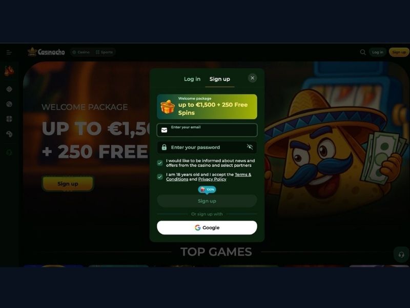 How to navigate the catalogue at Casinacho Casino Nacho Casino for Canadian players